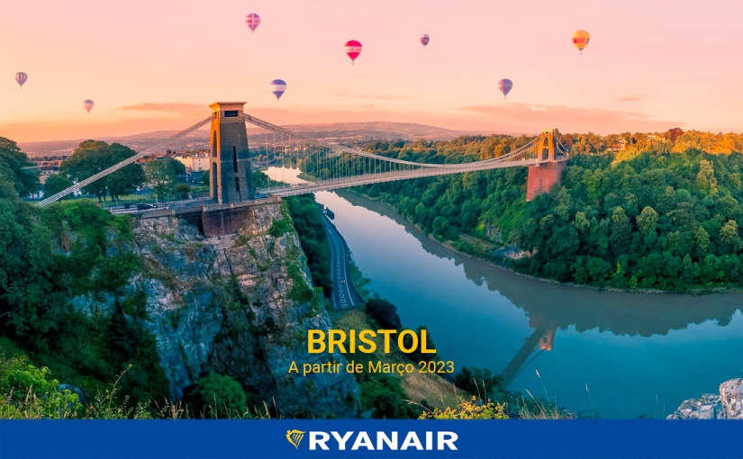 Bristol ganha 2º operador com a entrada da Ryanair